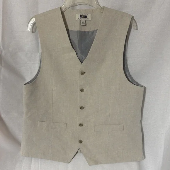 Lot Of 3 Joseph AbboudVests Linen Blend Wool Blend Merino Wool Sweater SMALL